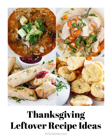 Thanksgiving Leftover Recipe Ideas | MOMables