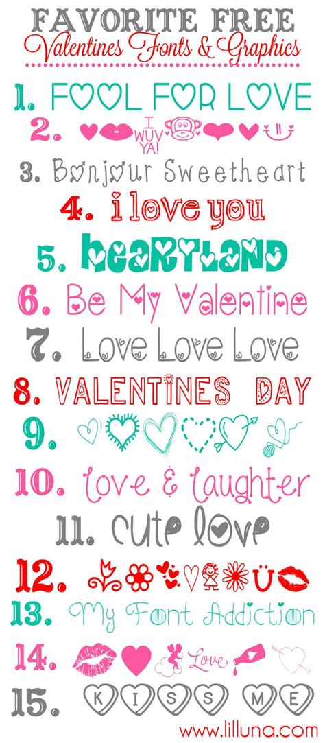 FREE Valentines Fonts and Graphics – Let's DIY It All – With Kritsyn Merkley