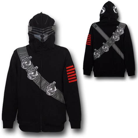 GI Joe Snake Eyes Costume Hoodie - GeekAlerts