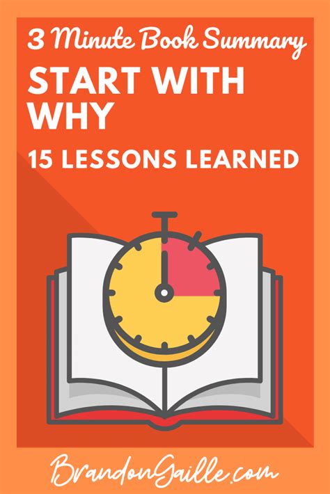 Start with Why 3 Minute Summary: 15 Lessons Learned + PDF - BrandonGaille.com