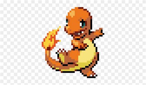 Pokemon Pixel Art Charmander