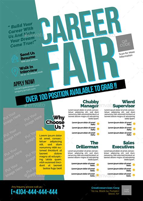 Career Fair Flyer, Print Templates | GraphicRiver