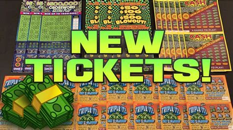 34 NEW SCRATCH OFF TICKETS FROM THE FLORIDA LOTTERY - YouTube