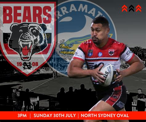 2023 Team Lists: Round 22 NSW Cup - North Sydney Bears