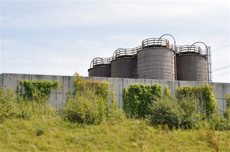 Silos behind concrete walls at Ruhr area - cc0.photo