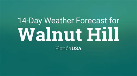 Walnut Hill, Florida, USA 14 day weather forecast