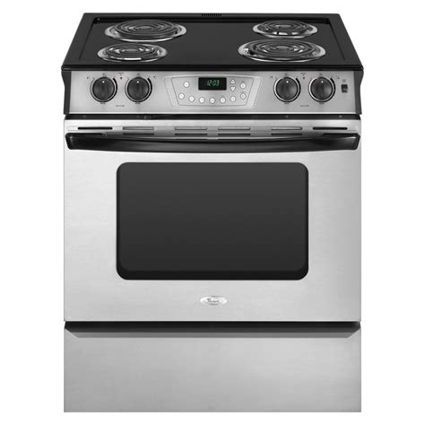 Whirlpool RY160LXTS 30" Slide-In Electric Range