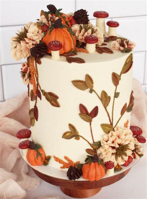 Pin by Caro on Pasteles de otoño in 2023 | Halloween cake decorating, Fall cakes, Fall cakes ...