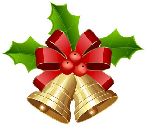 Christmas bell PNG transparent image download, size: 600x512px