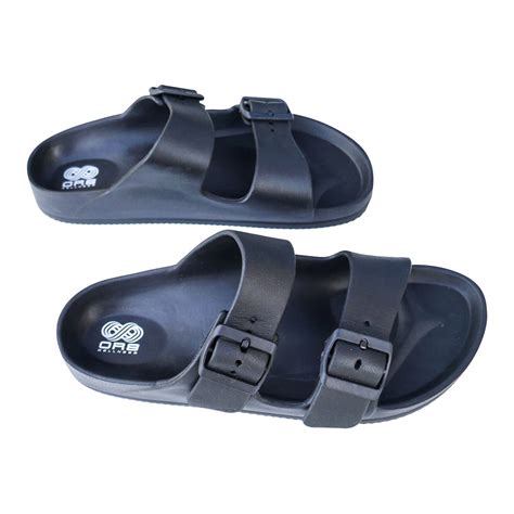 LADIES' ORTHOTIC BEACH SANDAL WITH ARCH SUPPORT (BLACK)