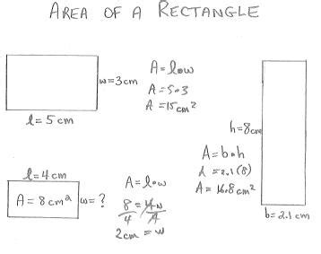 freemathtutoring - Area of a Rectangle Examples part of the official ...