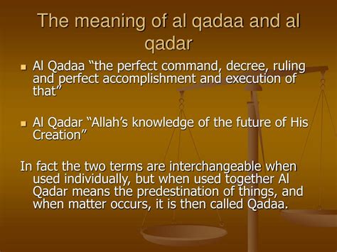 PPT - Al Qadaa’ wal Qadr PowerPoint Presentation, free download - ID ...