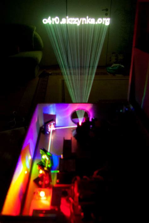 Home Built RGB Laser Projector