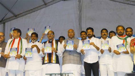 Telangana Congress Manifesto: 36 New Points With The Six Guarantees ...