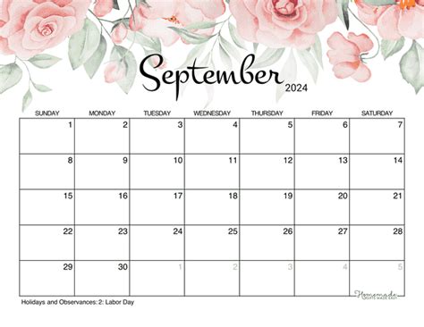 Print 2024 September Calendar Print Out - Free Printable Oct 2024 Calendar