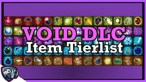 Item & Equipment Tierlist - Void DLC (Risk of Rain 2) - YouTube