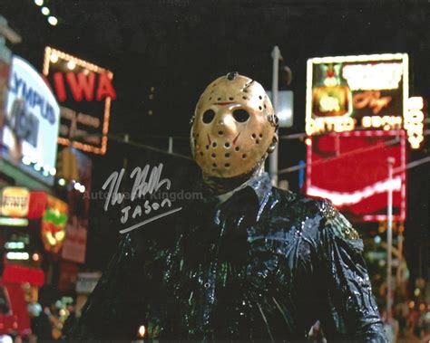 Kane Hodder as Jason Voorhees Signed & Mounted 8 x 10" Autographed ...