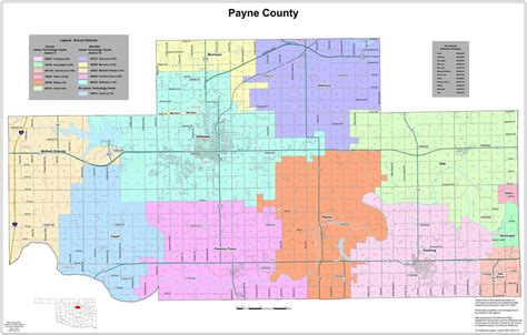 Enrollment / Payne County School Districts Map