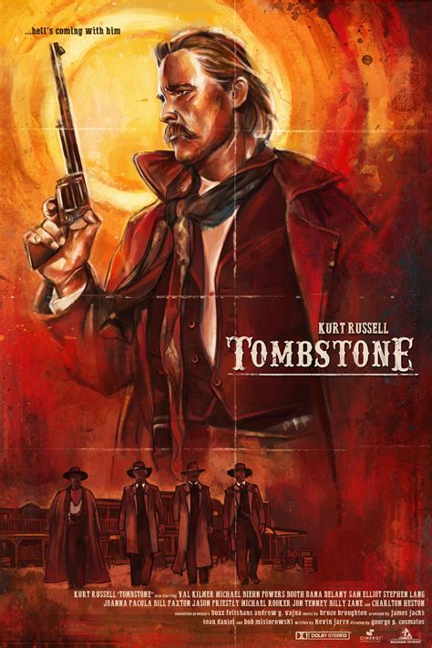 'Tombstone' poster for the Kurt Russell: Deep Cuts art show in San Francisco. | Tombstone film ...