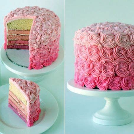 Pink & Ombre Cake Recipe - (3.9/5)