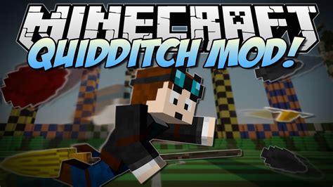 Minecraft | QUIDDITCH MOD! (Harry Potter, Brooms, Bludgers & More!) | Mod Showcase [1.7!] - YouTube