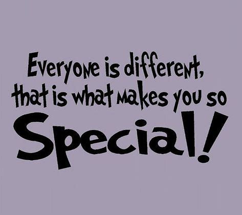 wall decal kids Everyone is different that is what makes you so special wall decals nursery kid ...