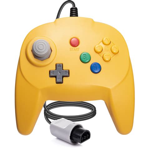 LUXMO N64 Controller, Classic Retro Wired Mini N64 Controller Gamepad ...