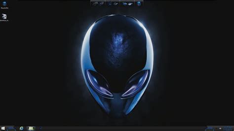 Alienware Blue Skin - Theme for Windows 7/8/10 - YouTube