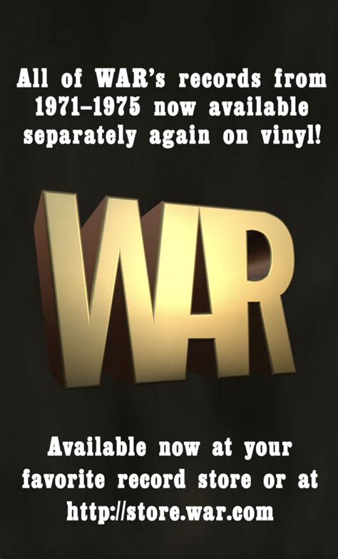 War 1971-1975 Now Available on Vinyl - War