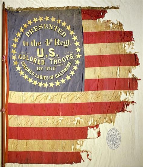 Fourth Regiment United States Colored Troops Flag Fourth Regiment United States Colored Troops ...