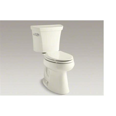 Kohler Highline Comfort Height Two-Piece Elongated 1.28 GPF Toilet with ...