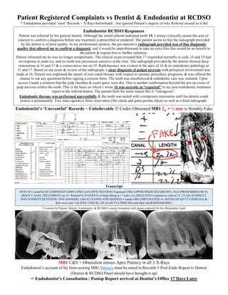 Dental Ethics Landmark Forensic Audit | PDF