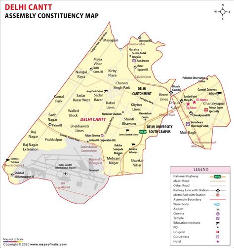 Delhi Cantonment Assembly (Vidhan Sabha) Constituency Election Results 2020