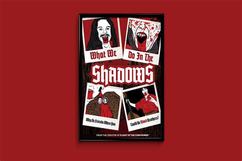 What We Do In The Shadows Movie Poster and DVD Cover on Behance