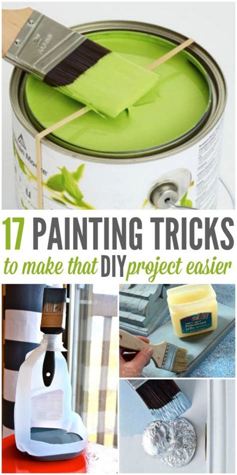 17 Painting Tricks to Make that DIY Project Easier | Painting tips, Diy home improvement, Diy ...