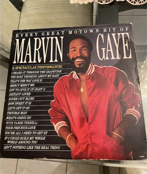 1983 every Great Motown Hit of Marvin Gaye by Marvin Gaye Vinyl LP Record Rare - Etsy