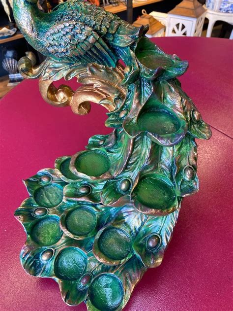 Peacock Candle Holder Statue 15 Tabletop Tealight - Etsy | Peacock candle, Candle holders, Tea ...