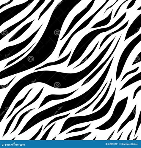 Vector Seamless Zebra Texture Stock Vector - Illustration of pattern ...