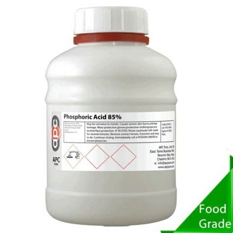 Phosphoric Acid 85 5 Litre Rust Remover & Descaler Shipped by ADR ...