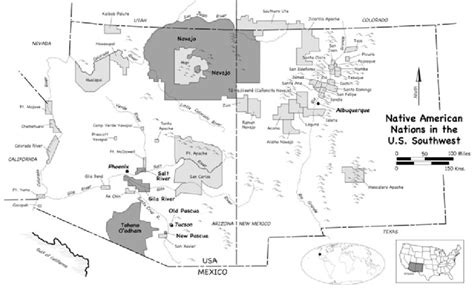 Map of Arizona's Indian Reservations. Map courtesy of Teresa L.... | Download Scientific Diagram