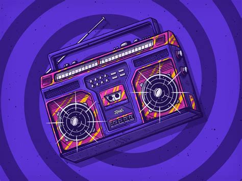 Boombox | Boombox, Boombox design, Radio casette