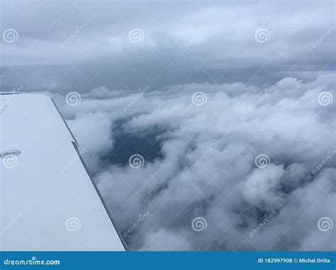 Flying Cirrus in a Weather - Pilot View Stock Photo - Image of embaded, aircraft: 182997908