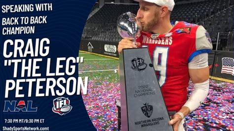 Craig "The Leg" Peterson XFL 2023 Hopeful and Back-to-Back Arena Football Champion : r/xfl