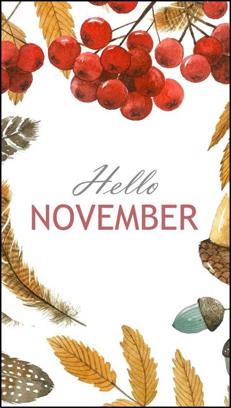 Hello November Wallpaper - Wallpaper Sun