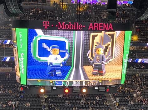 Kids day at T Mobile Arena again. More LEGO... : hockey