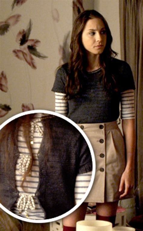 spencer hastings jackets - buttons in front, ties in back Pll Outfits ...