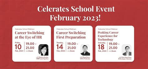 Celerates School February : Career Switch Preparation