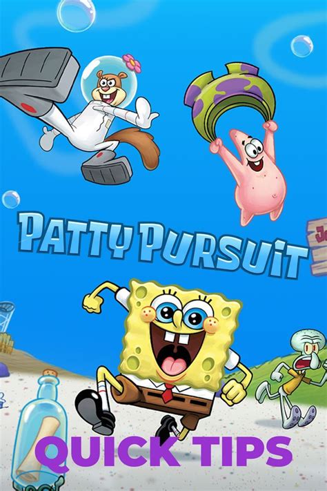 SpongeBob Patty Pursuit Quick Tips in 2022 | Spongebob, Games, Video game