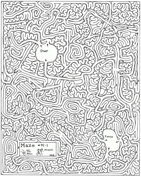 Hard Mazes - Best Coloring Pages For Kids