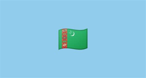 🇹🇲 Flag: Turkmenistan Emoji on Google Noto Color Emoji Android 8.0